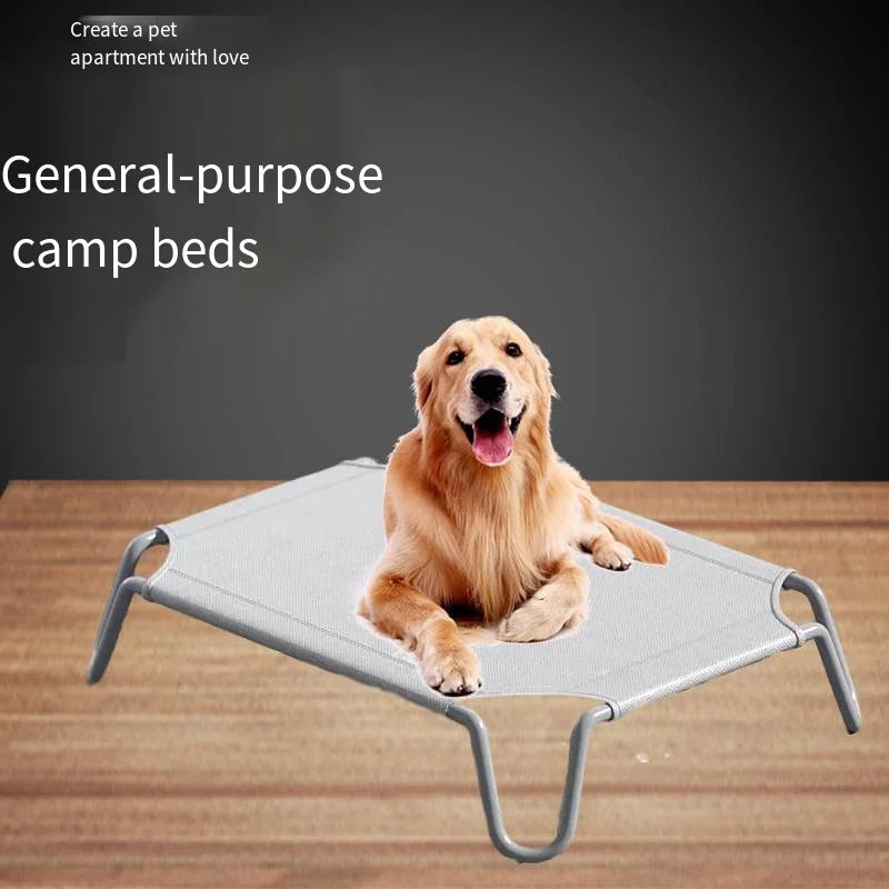 Elevated Bed for Dogs Folding Pet Camping Bed Cat Portable Removable Washable Dog Kennel Puppy Beds Supplies summer spring