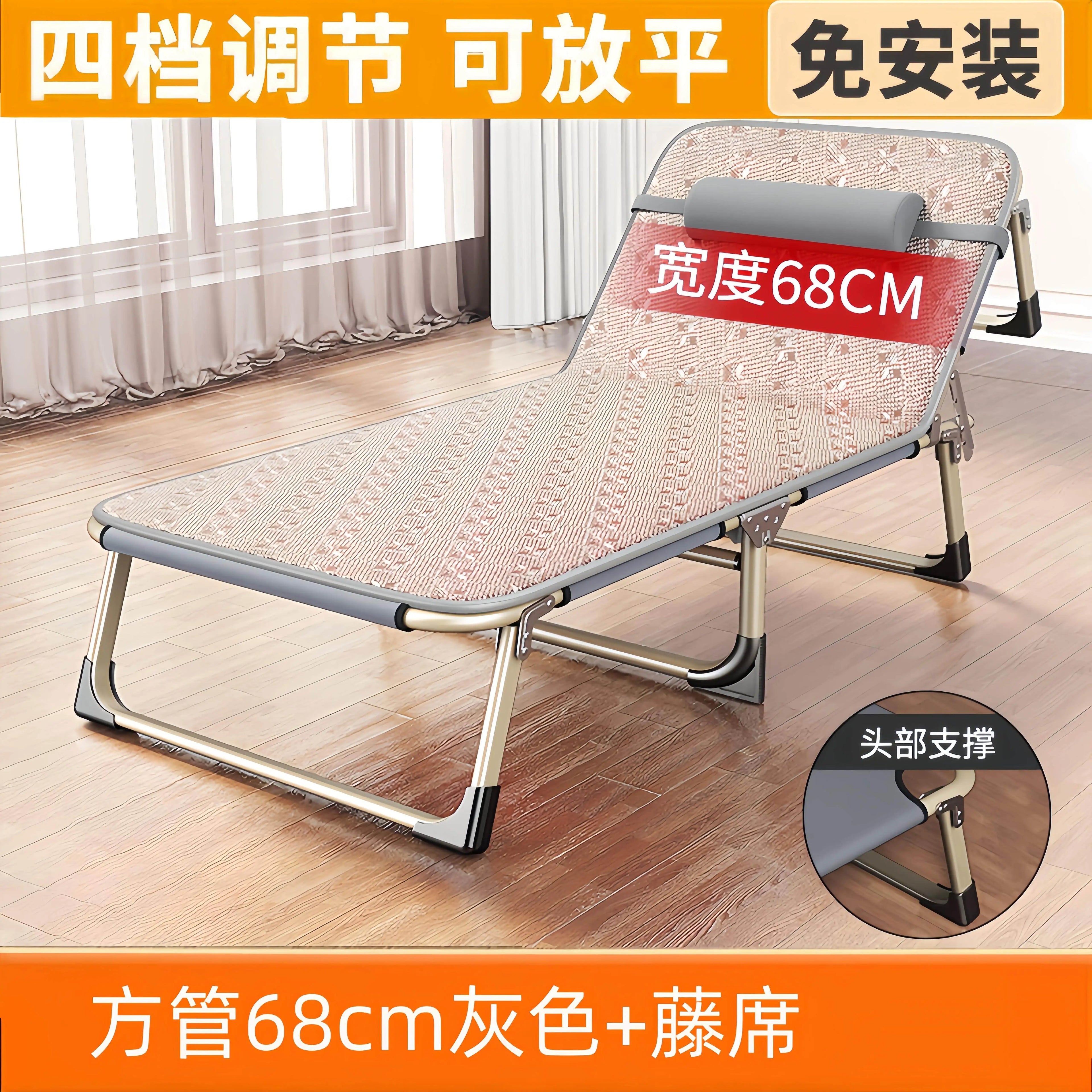 Portable Mattresses Bed Lit Pliable Upholstered Adults Clearance Foldable Bed Couples Space Saving Klappbett Bedroom Furniture