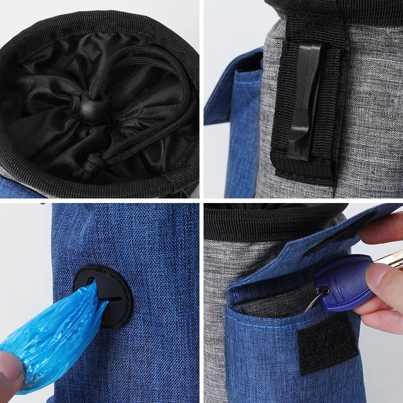 Pet Training Fanny Pack Walking Dog Training Tool Training Artifact Snack Bag Reward Dog Food Carry-on Bag
