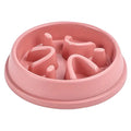 Anti-Choke Slow Feeder Pet Bowl for Dogs & Cats - Safe Eating, Durable Plastic, Essential Daily Accessory