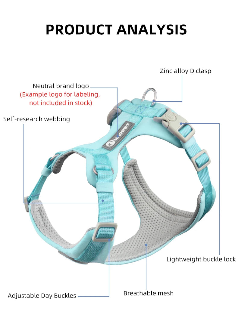Walking Dog Harnesses Set With Leashes Pet Dog Cat Gifts Vest For Small Medium Large Dogs Rope Set Outdoor Training Pet Supplies