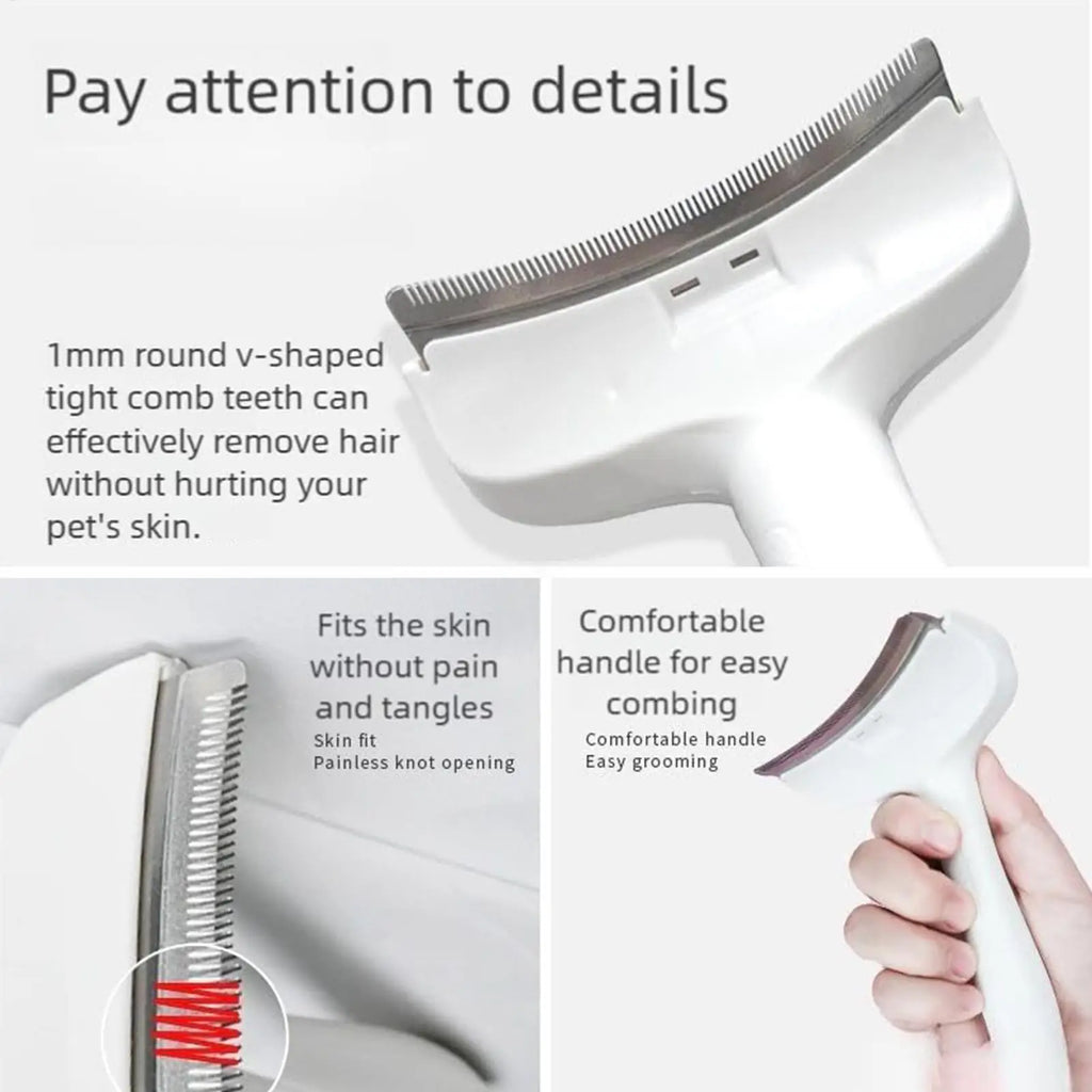 Pet Grooming Brush Cat Comb Self Cleaning Hair Remover Grooming Tool for Dog and Cats De-Matting Comb Cleaning Pets Supplies