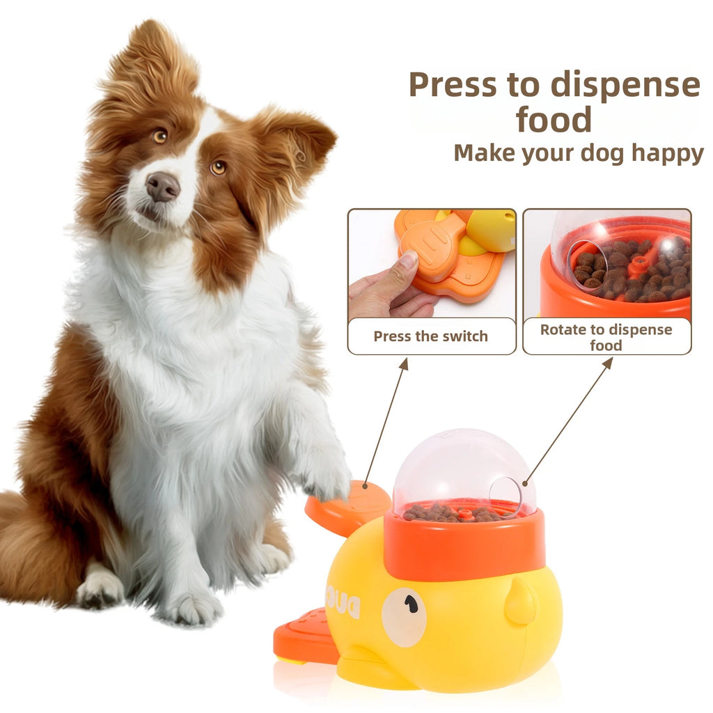 Pet toy rotating self-entertainment boredom-relief food dispenser pet snack cat freeze-dried food launcher
