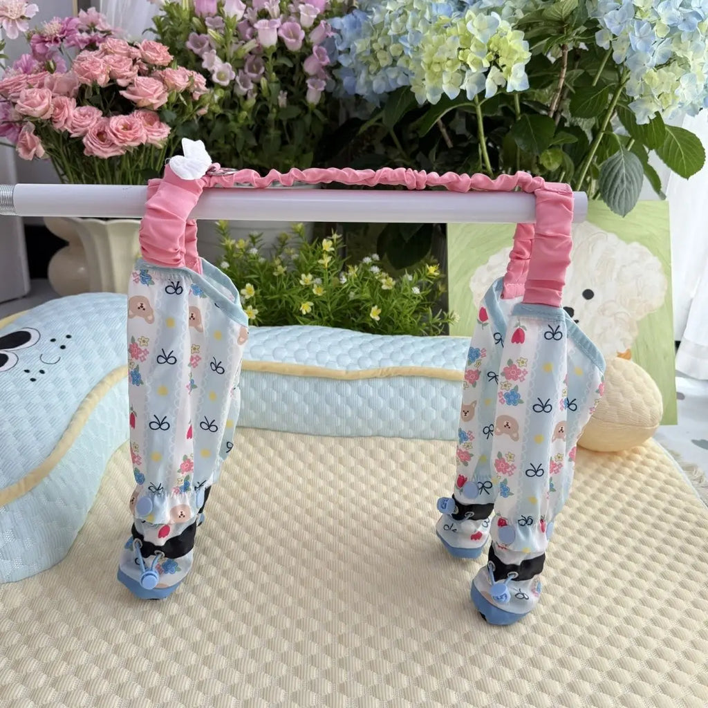 Pet Strolling Going Out Dust-proof Four Legged Pants Summer Dog Jumpsuit Shoes Lightweight Leg Protection Pants Small Clothes