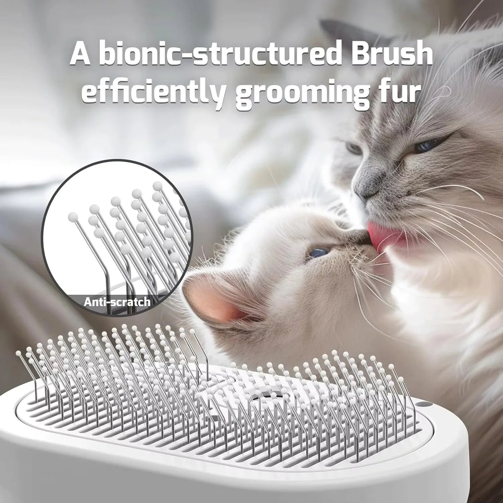 Pet Hair Remover & Spray Grooming Brush
