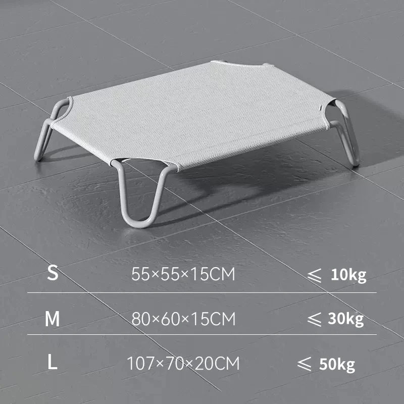Elevated Bed for Dogs Folding Pet Camping Bed Cat Portable Removable Washable Dog Kennel Puppy Beds Supplies summer spring