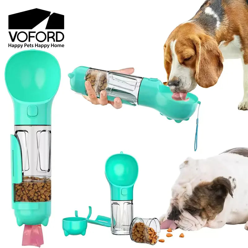 Portable Outdoor Dog Feeder with Popular Drinking Cup Essential Pet Necessity for Daily Use