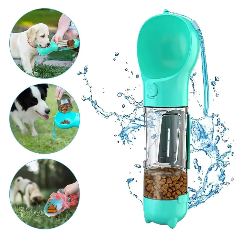 Portable Outdoor Dog Feeder with Popular Drinking Cup Essential Pet Necessity for Daily Use