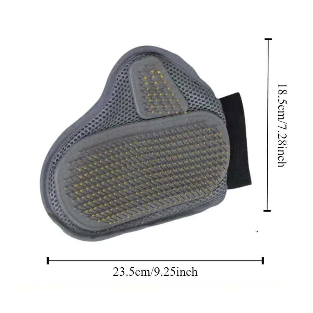 Pet Grooming Glove Hair Removal Brush Cat Dog Fur Hair Deshedding Gentle Efficient Dog Combs Pet Bathing Massage Products