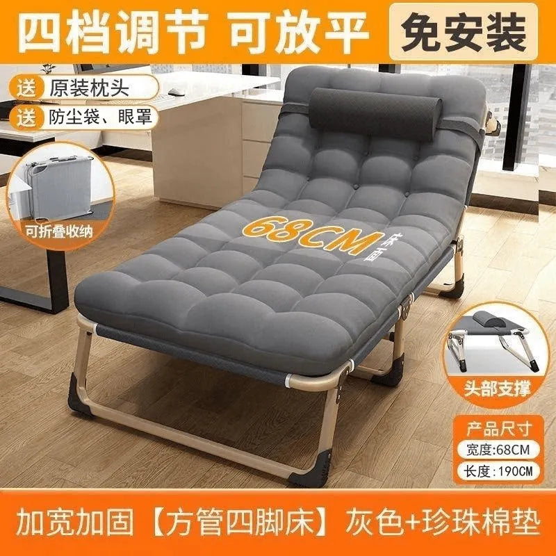 Portable Mattresses Bed Lit Pliable Upholstered Adults Clearance Foldable Bed Couples Space Saving Klappbett Bedroom Furniture