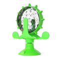 Cat and dog pet toys, feeding devices, windmill turntable food dispensers, cat-entertaining interactive toys