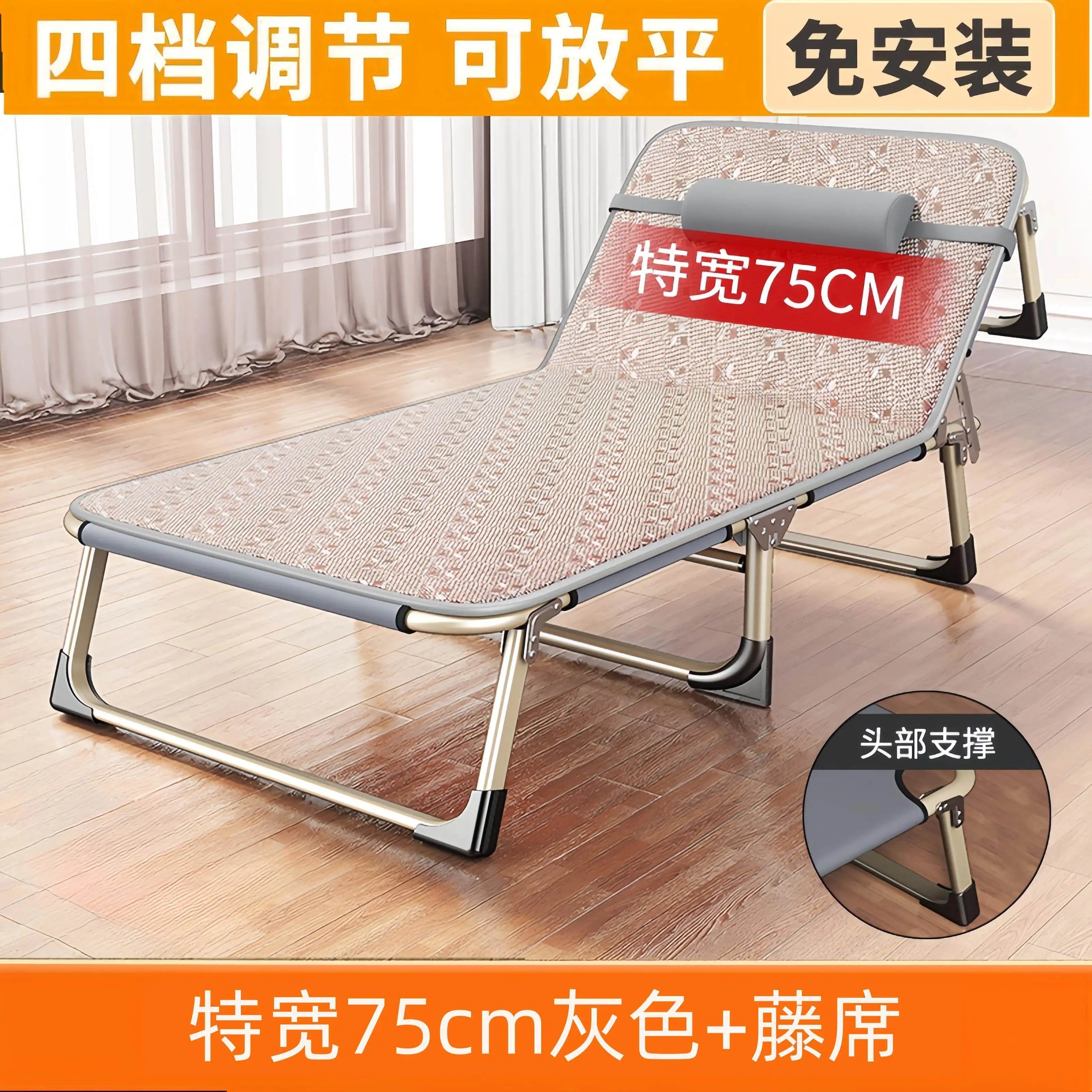 Portable Mattresses Bed Lit Pliable Upholstered Adults Clearance Foldable Bed Couples Space Saving Klappbett Bedroom Furniture