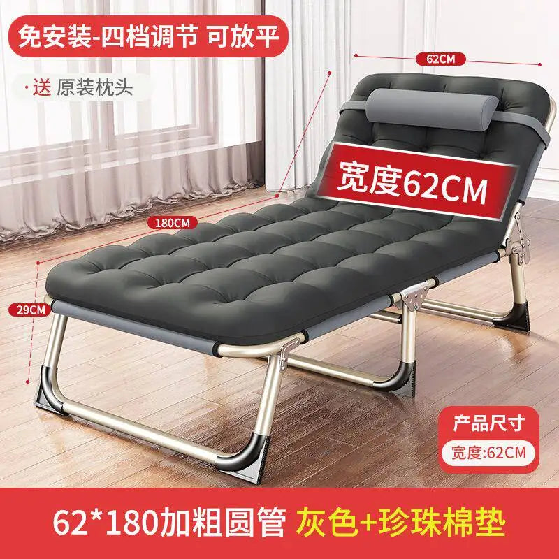 Portable Mattresses Bed Lit Pliable Upholstered Adults Clearance Foldable Bed Couples Space Saving Klappbett Bedroom Furniture