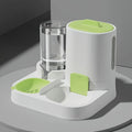 1-Pack Automatic Gravity-Fed Cat Water Dispenser & Feeder - Spill-Proof Large Capacity One-Piece Design,