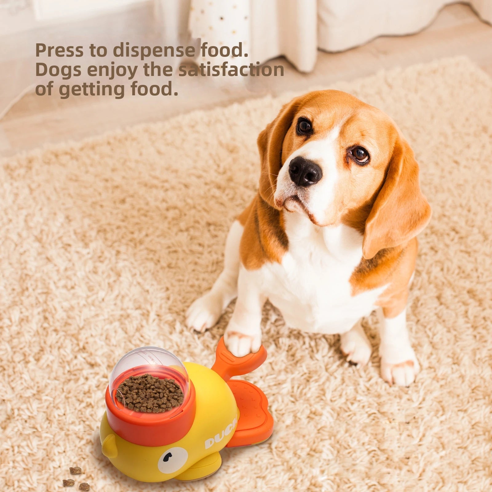 Pet toy rotating self-entertainment boredom-relief food dispenser pet snack cat freeze-dried food launcher
