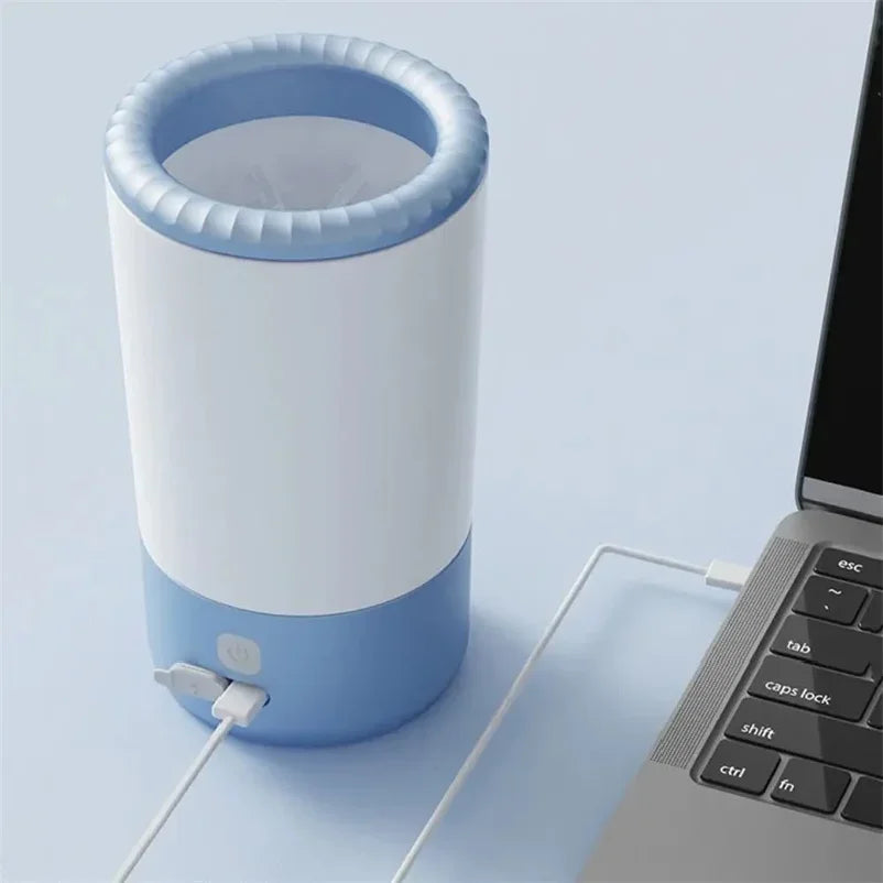 Limpiador Automático de Patas para Perros y Gatos – Portátil, Recargable USB-C y Fácil de Usar