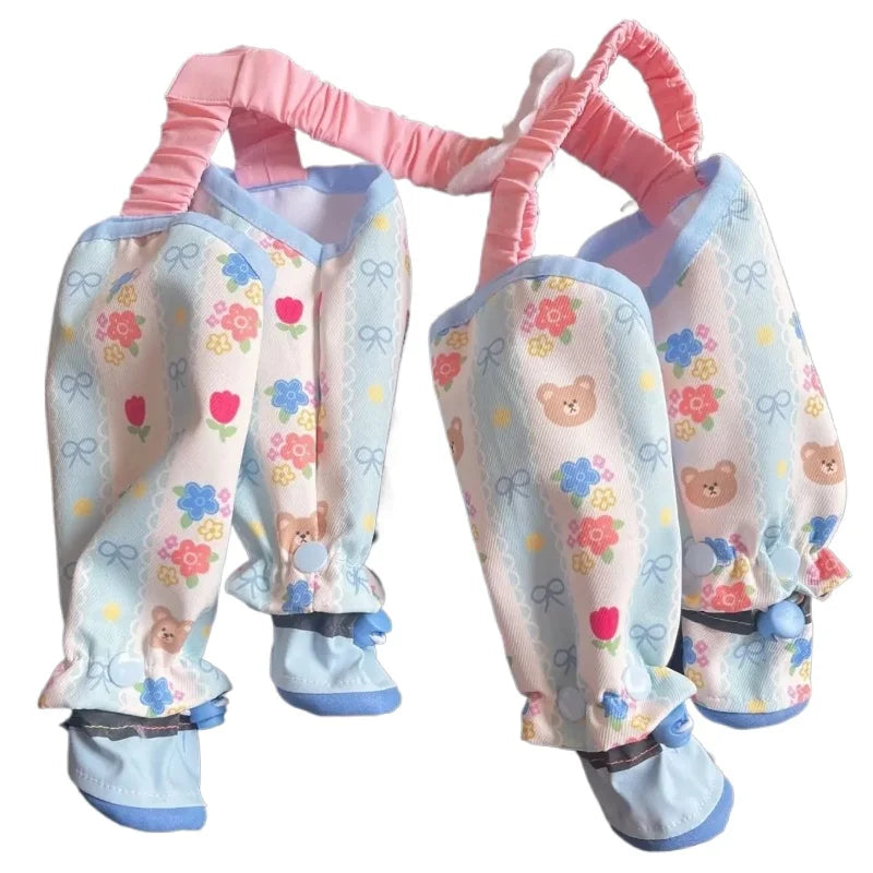 Pet Strolling Going Out Dust-proof Four Legged Pants Summer Dog Jumpsuit Shoes Lightweight Leg Protection Pants Small Clothes