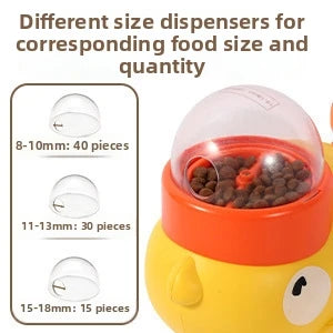 Pet toy rotating self-entertainment boredom-relief food dispenser pet snack cat freeze-dried food launcher