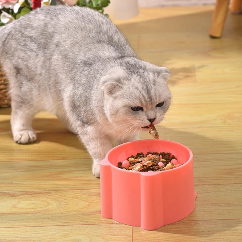 Pet bowl Cats and dogs healthy choking and slow eating bowls high feet neck protection and slow eating pet supplies