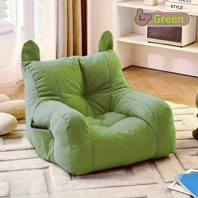 Cat Sofa Bed, Adorable Cartoon Pet Bed with Removable Washable Cover, Plush Cat Furniture for Indoor Cats Up To 6 Lbs (2.72kg)