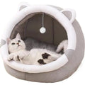 Pet Tent Cave Bed for Cats Small Dogs Self-Warming Cat Tent Bed Cat Hut Comfortable Pet Sleeping Bed Foldable Removable Washable